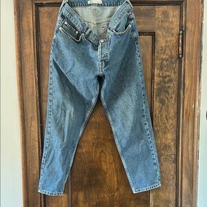 Classic Blue Denim Jeans from Zara in Size 44/ US34